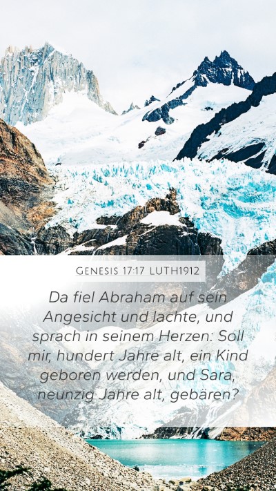 Genesis 17:17 LUTH1912 Bible Verse Image