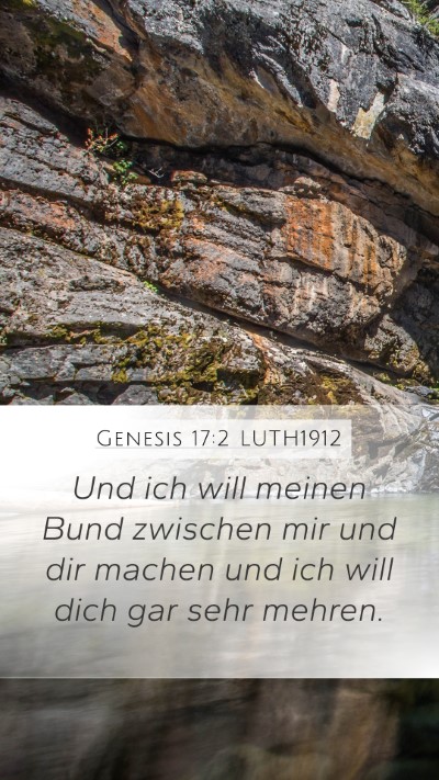 Genesis 17:2 LUTH1912 Bible Verse Image