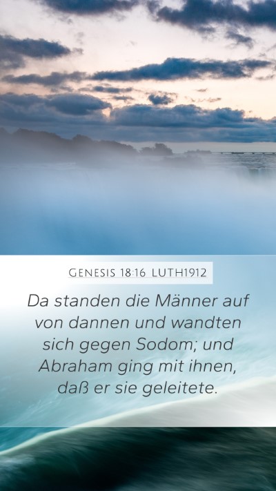 Genesis 18:16 LUTH1912 Bible Verse Image
