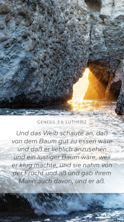Genesis 3:6 LUTH1912 Bible Verse Image