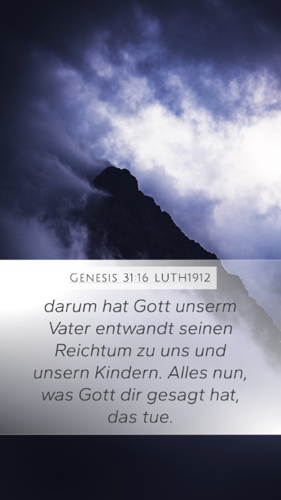 Genesis 31:16 LUTH1912 Bible Verse Image
