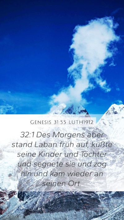 Genesis 31:55 LUTH1912 Bible Verse Image