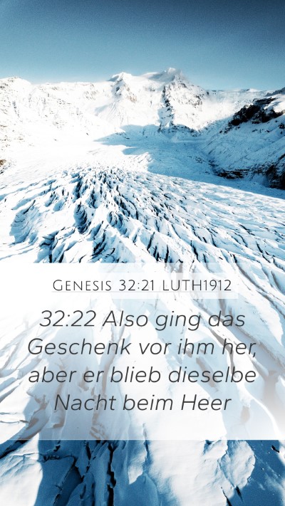 Genesis 32:21 LUTH1912 Bible Verse Image