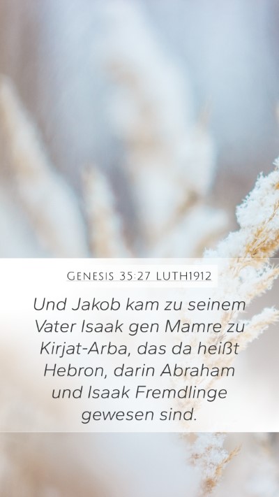Genesis 35:27 LUTH1912 Bible Verse Image