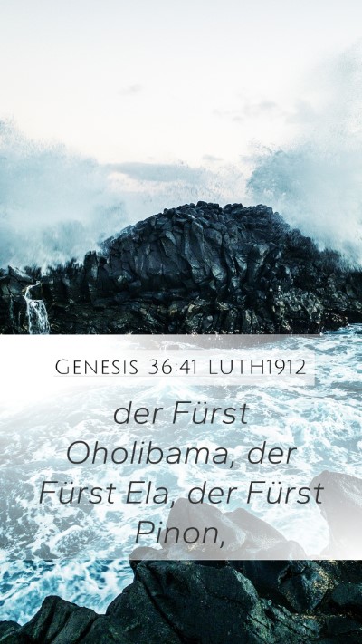 Genesis 36:41 LUTH1912 Bible Verse Image