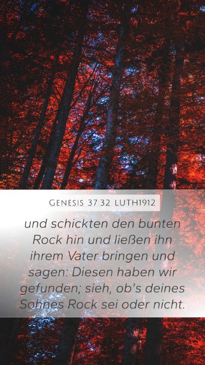 Genesis 37:32 LUTH1912 Bible Verse Image