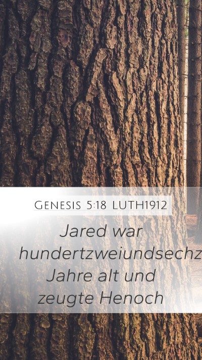 Genesis 5:18 LUTH1912 Bible Verse Image
