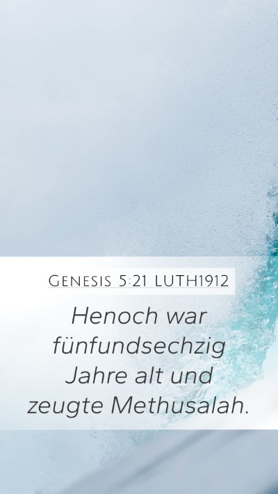 Genesis 5:21 LUTH1912 Bible Verse Image
