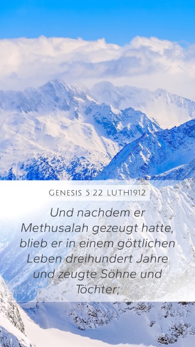 Genesis 5:22 LUTH1912 Bible Verse Image