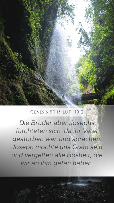 Genesis 50:15 LUTH1912 Bible Verse Image