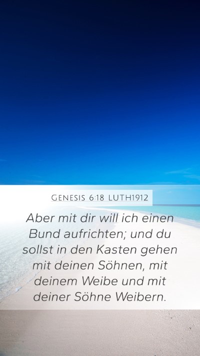 Genesis 6:18 LUTH1912 Bible Verse Image
