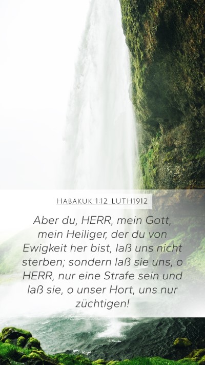 Habakuk 1:12 LUTH1912 Bible Verse Image