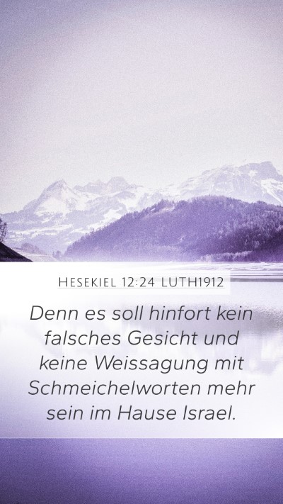 Hesekiel 12:24 LUTH1912 Bible Verse Image