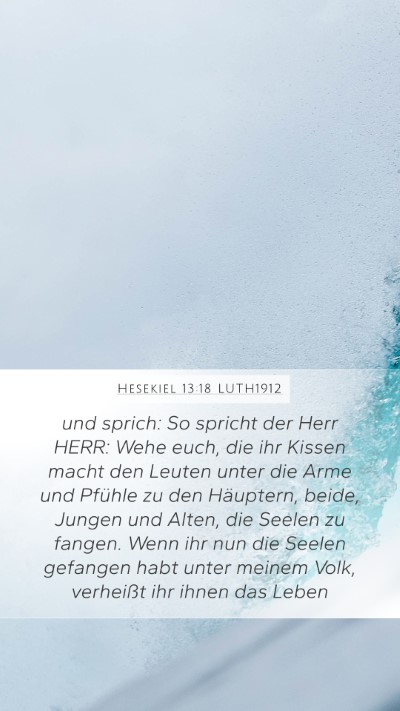 Hesekiel 13:18 LUTH1912 Bible Verse Image