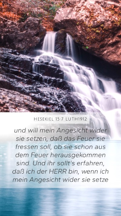 Hesekiel 15:7 LUTH1912 Bible Verse Image