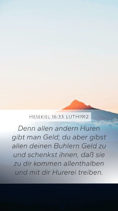 Hesekiel 16:33 LUTH1912 Bible Verse Image
