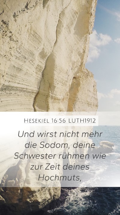 Hesekiel 16:56 LUTH1912 Bible Verse Image