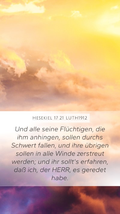 Hesekiel 17:21 LUTH1912 Bible Verse Image