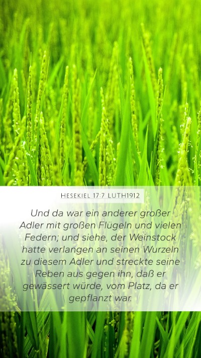 Hesekiel 17:7 LUTH1912 Bible Verse Image