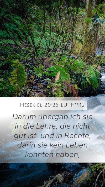 Hesekiel 20:25 LUTH1912 Bible Verse Image