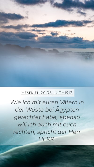 Hesekiel 20:36 LUTH1912 Bible Verse Image