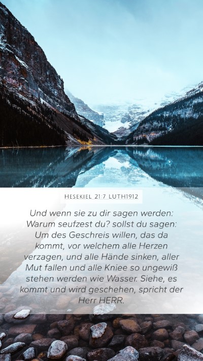 Hesekiel 21:7 LUTH1912 Bible Verse Image