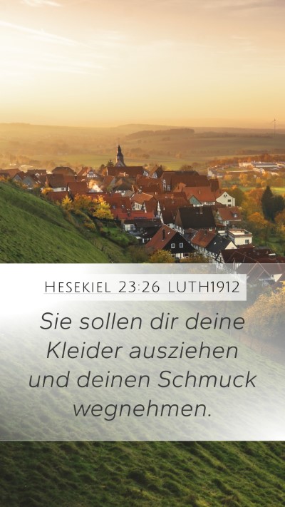 Hesekiel 23:26 LUTH1912 Bible Verse Image