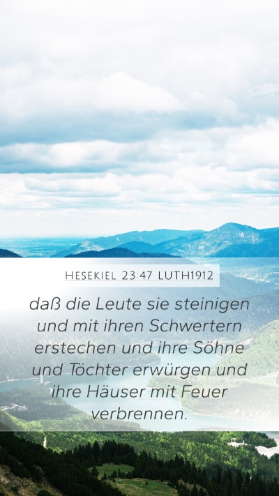 Hesekiel 23:47 LUTH1912 Bible Verse Image