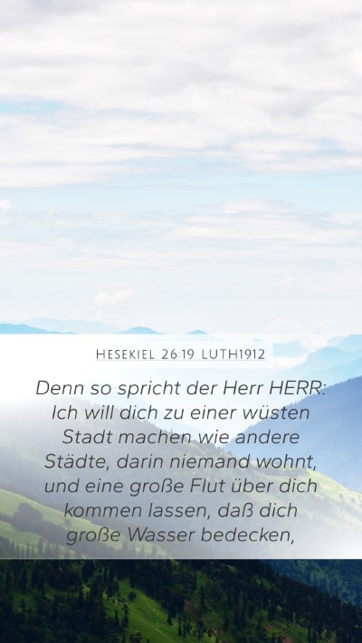 Hesekiel 26:19 LUTH1912 Bible Verse Image