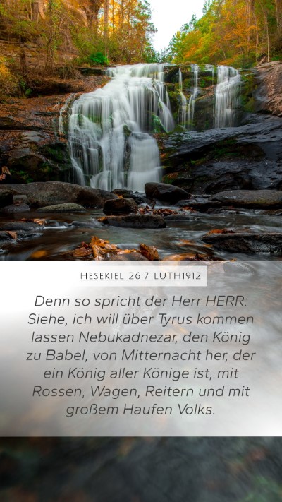 Hesekiel 26:7 LUTH1912 Bible Verse Image