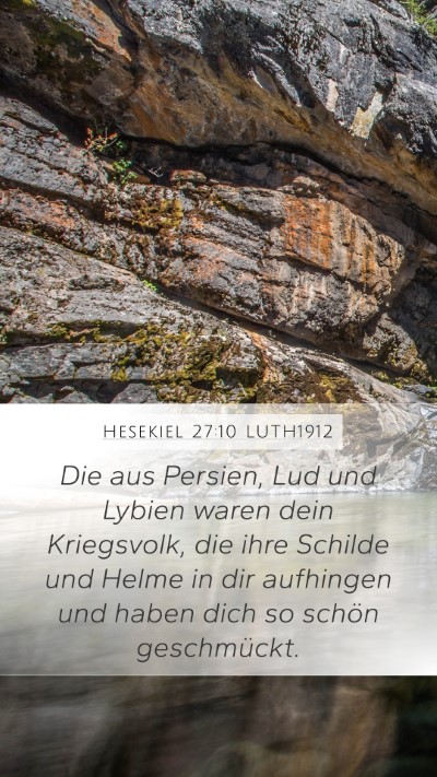 Hesekiel 27:10 LUTH1912 Bible Verse Image