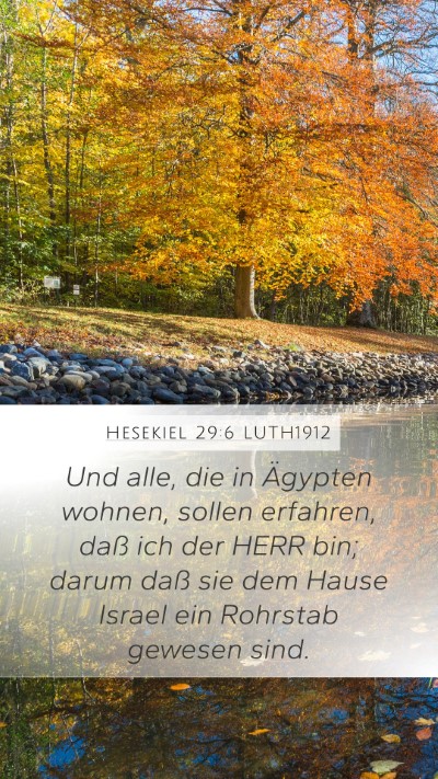 Hesekiel 29:6 LUTH1912 Bible Verse Image