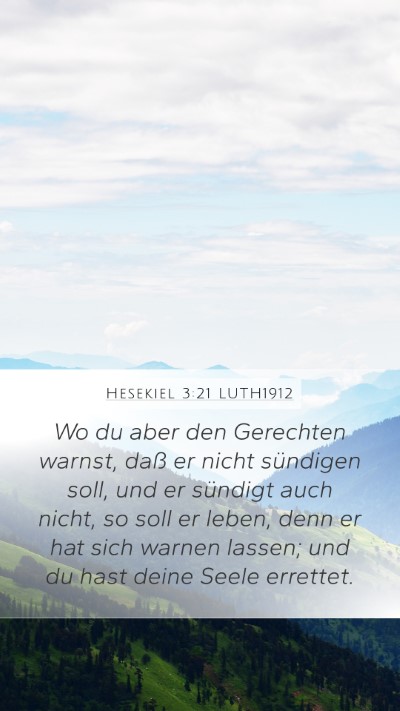 Hesekiel 3:21 LUTH1912 Bible Verse Image