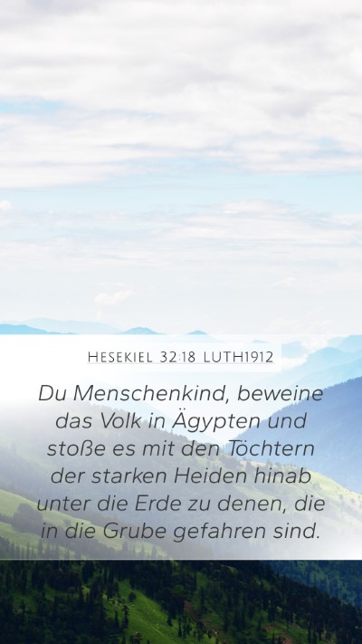 Hesekiel 32:18 LUTH1912 Bible Verse Image