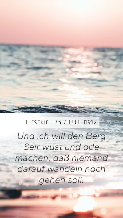 Hesekiel 35:7 LUTH1912 Bible Verse Image