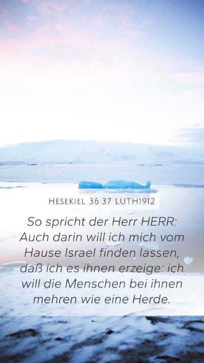 Hesekiel 36:37 LUTH1912 Bible Verse Image