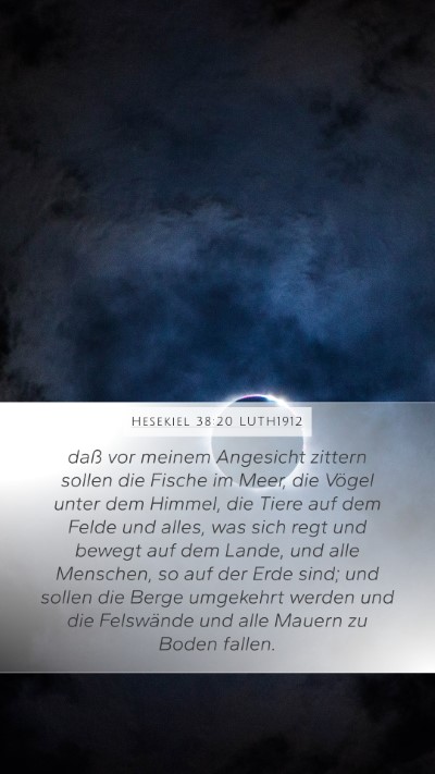 Hesekiel 38:20 LUTH1912 Bible Verse Image