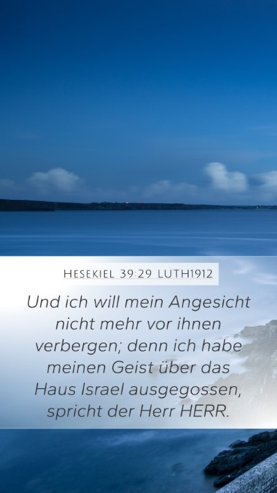 Hesekiel 39:29 LUTH1912 Bible Verse Image