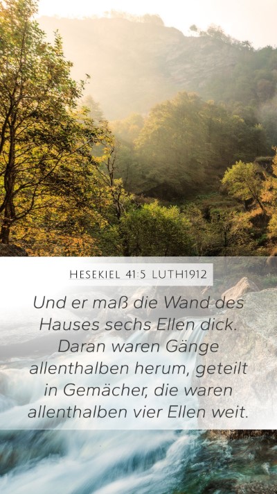 Hesekiel 41:5 LUTH1912 Bible Verse Image