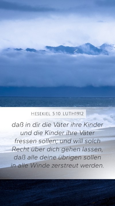 Hesekiel 5:10 LUTH1912 Bible Verse Image