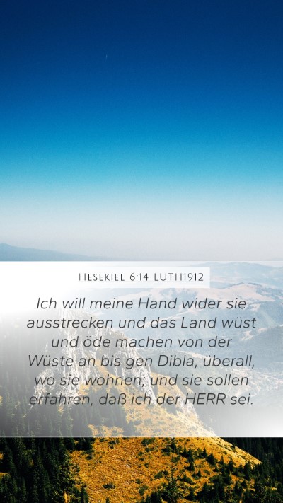 Hesekiel 6:14 LUTH1912 Bible Verse Image