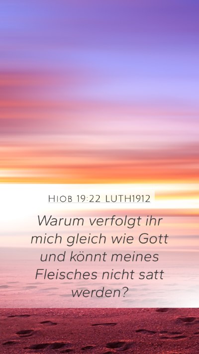 Hiob 19:22 LUTH1912 Bible Verse Image
