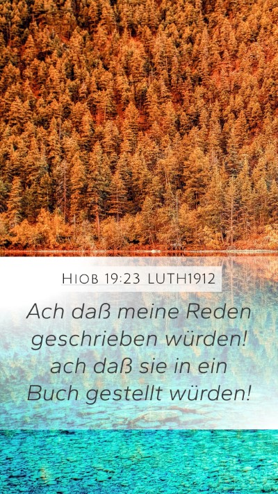 Hiob 19:23 LUTH1912 Bible Verse Image