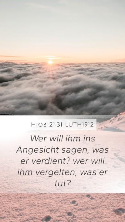 Hiob 21:31 LUTH1912 Bible Verse Image