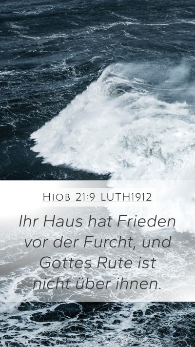 Hiob 21:9 LUTH1912 Bible Verse Image