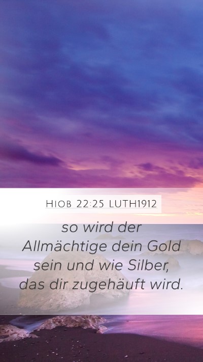 Hiob 22:25 LUTH1912 Bible Verse Image