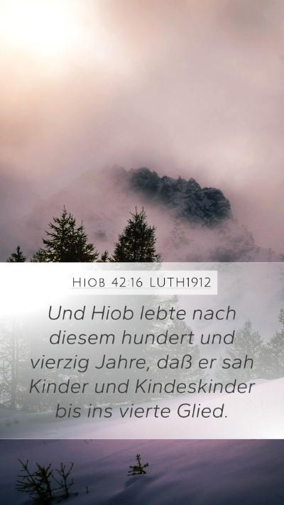Hiob 42:16 LUTH1912 Bible Verse Image