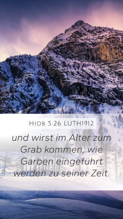 Hiob 5:26 LUTH1912 Bible Verse Image