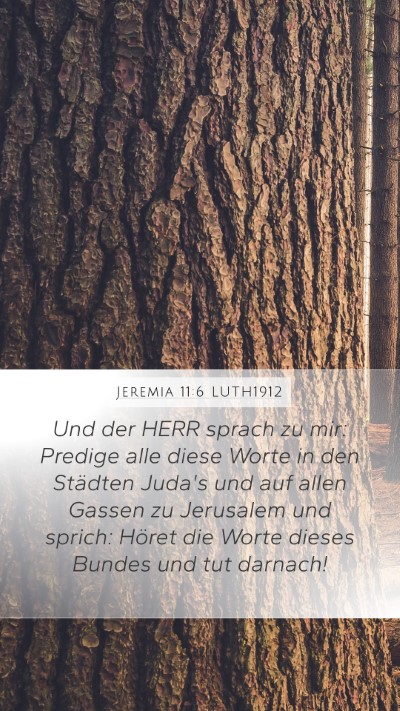 Jeremia 11:6 LUTH1912 Bible Verse Image