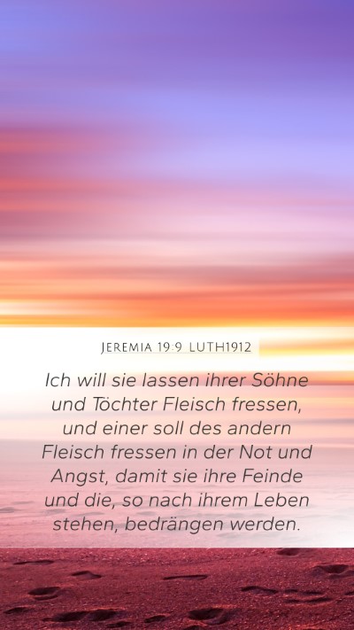 Jeremia 19:9 LUTH1912 Bible Verse Image